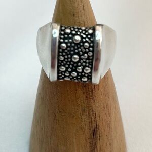 Michael Dawkins Starry Night Sterling Silver Women's Ring Size 7